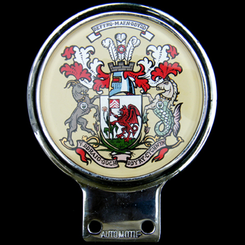 Cardiff Deffro Maen Ddydd Car Badge