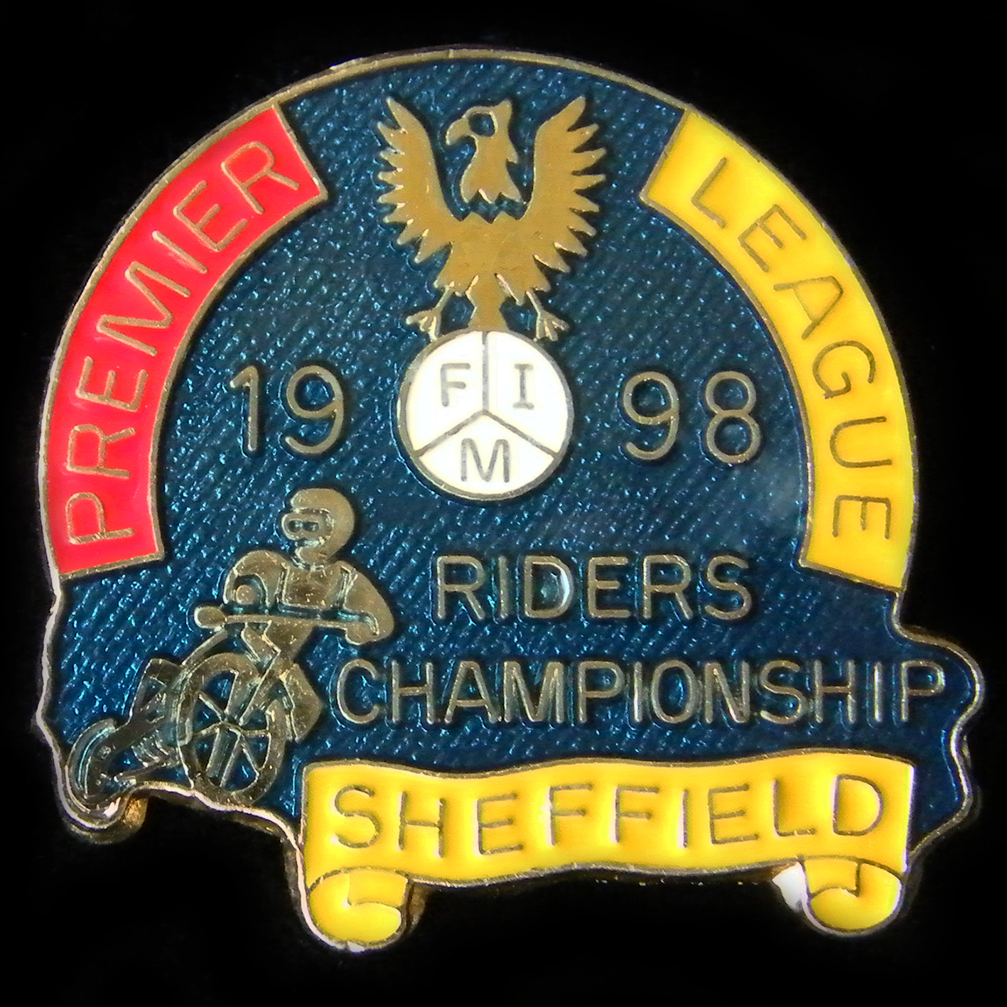 Premier League (Speedway) Riders Championship lapel Badge