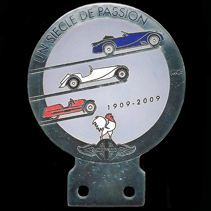 Morgan Club de France Un Siecle de Passion car badge