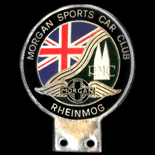 Morgan Sports Car Club Rheinmog Car Badge