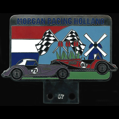 Morgan Racing Holland car badge