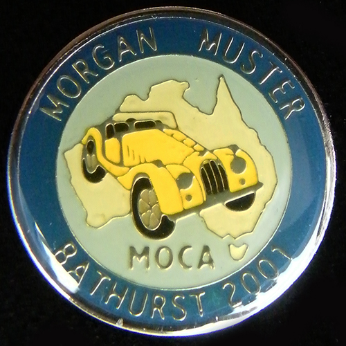 Morgan Club pin badge