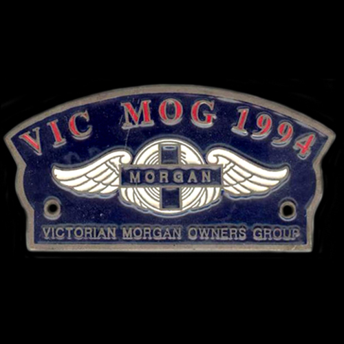Victorian Morgan Owners Club Car Badge