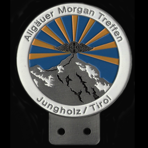 Allauer Morgan Treffen car badge