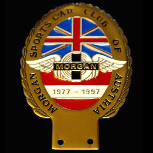 Morgan Sports Car Club of Austria 1977 1997 Car Badge