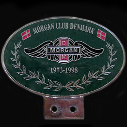 Morgan Club Denmark Car Badge