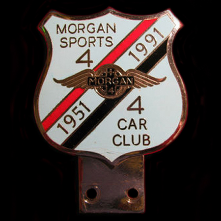 Morgan Sports Car Club 4 4 1951 1991 Car Badge