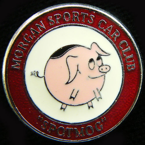 Morgan Club pin badge