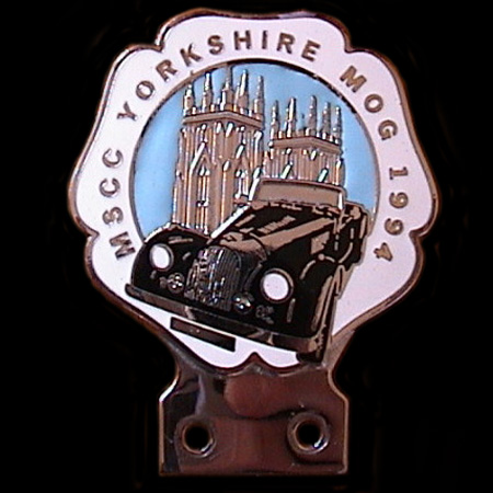 MSCC Yorkshire Mog 1994 Car Badge