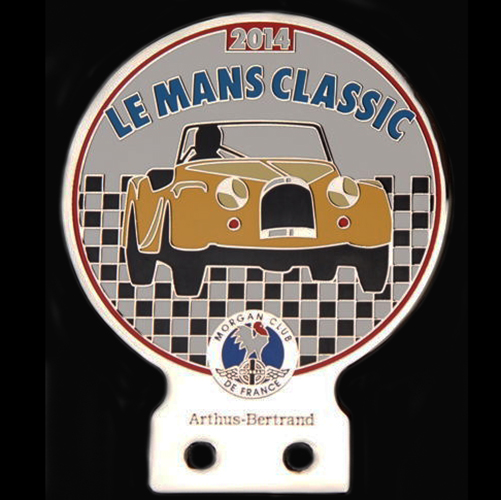 Le Mans Morgan Car Badge