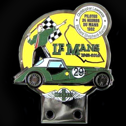 Le Mans Morgan Car Badge