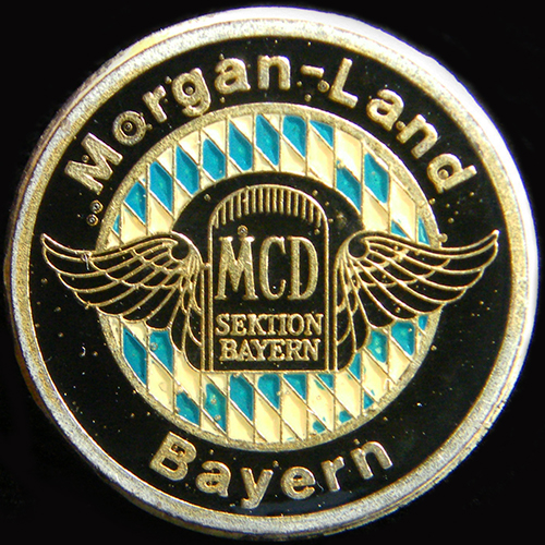 Morgan Club pin badge