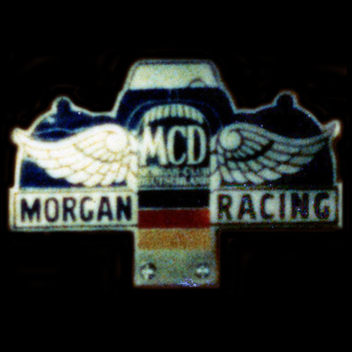 Morgan Club Deutschland Morgan Racing Car Badge