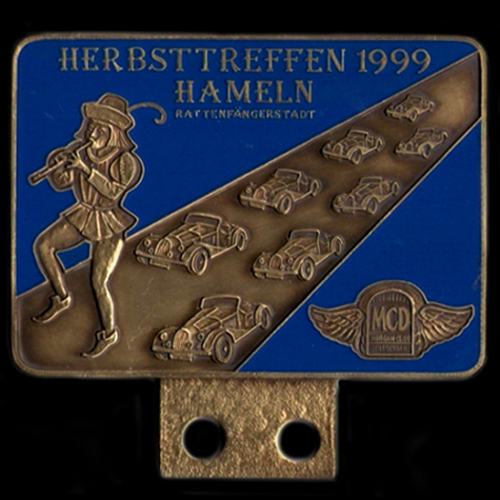 Herbsttreffen 1999 HamelnMorgan Club Deutschland Car Badge