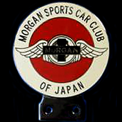 Morgan Sports Car Clubof Japan Car Badge