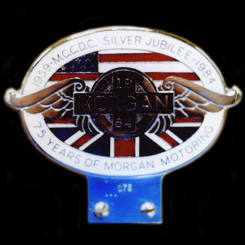 Morgan Silver Jubilee Car Badge