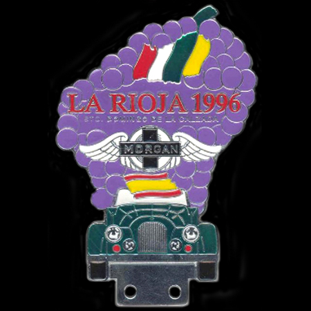 La Rioja España 1996 Morgan Car Badge