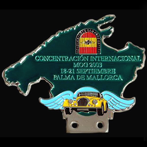 Concentracion Internacional Mog 2003 Palma De Mallorca Morgan Car Badge