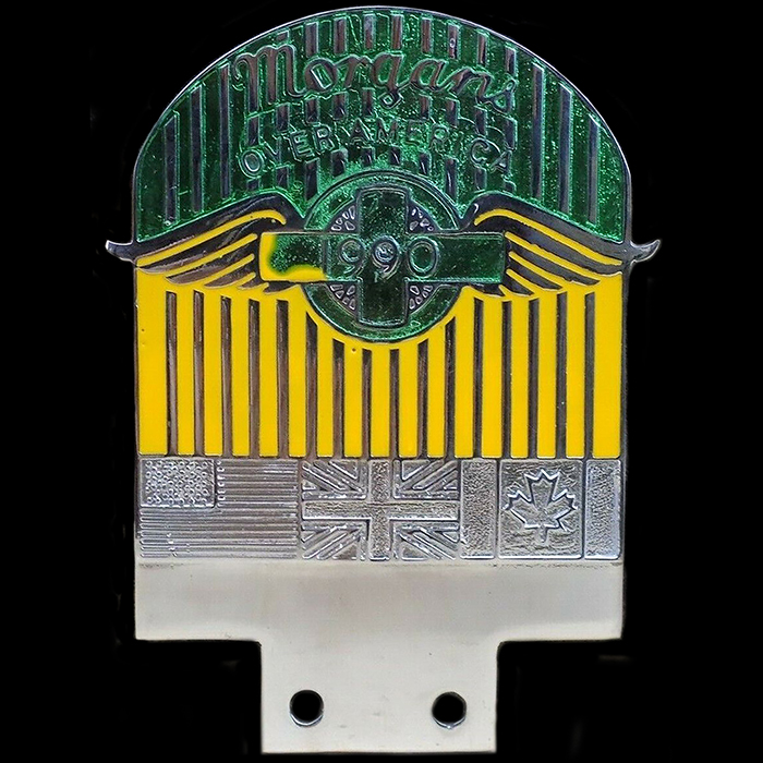 Morgans Over America Car Badge