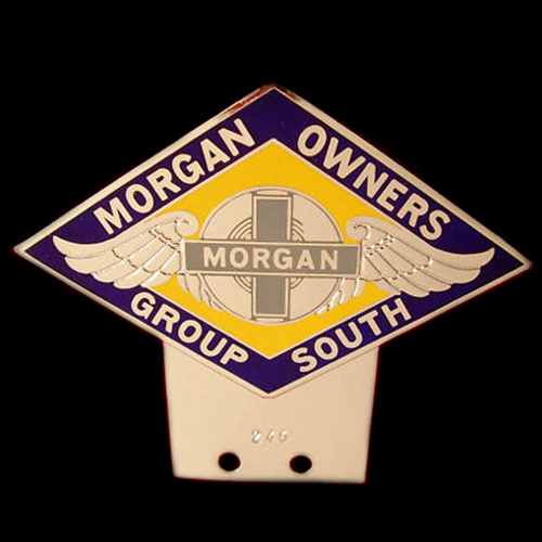 Morgan Owners Group South  Car Badge