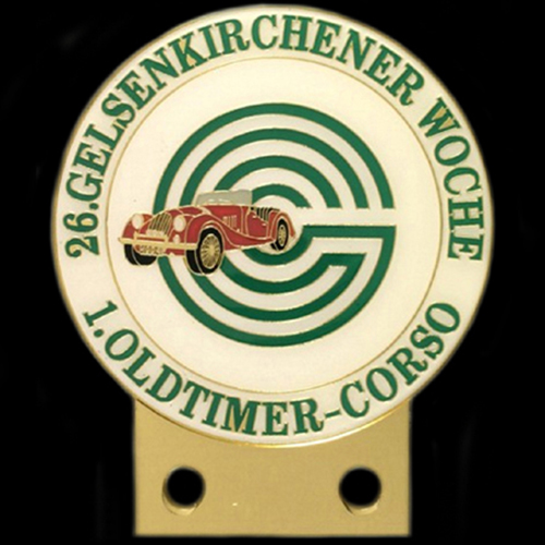 26 Gelsenkirchener Woche Morgan Car Badge