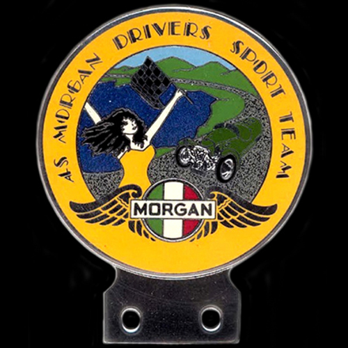 Morgan Drivers Sport Team Car Badge