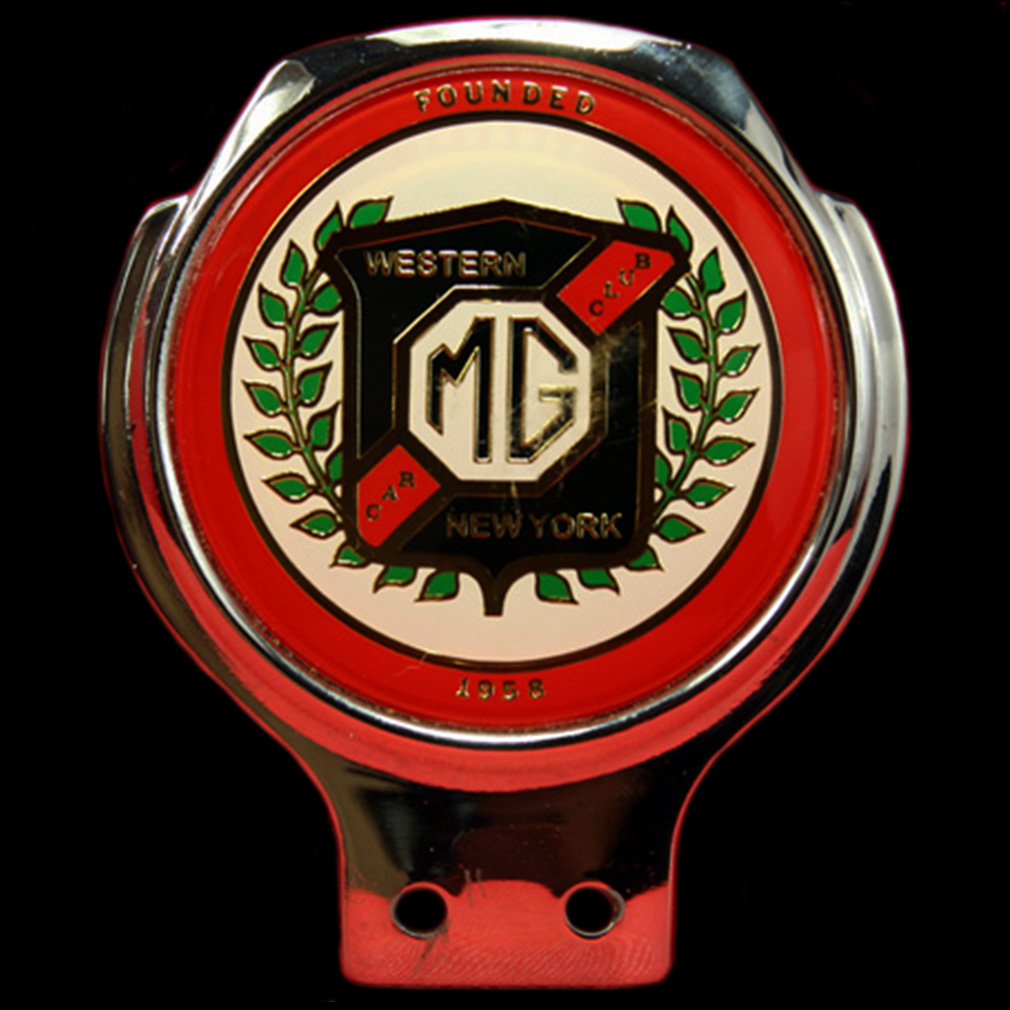 MG Western New York Car Badge