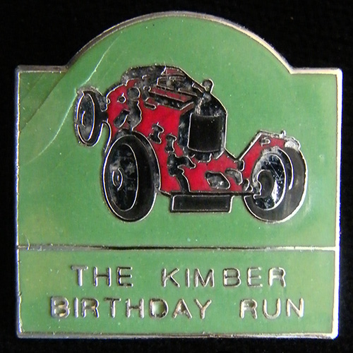 Kimber Birthday Run Pin badge