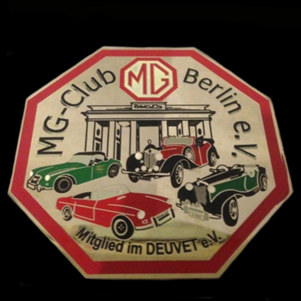 MG Car Club Berlin Car Badge