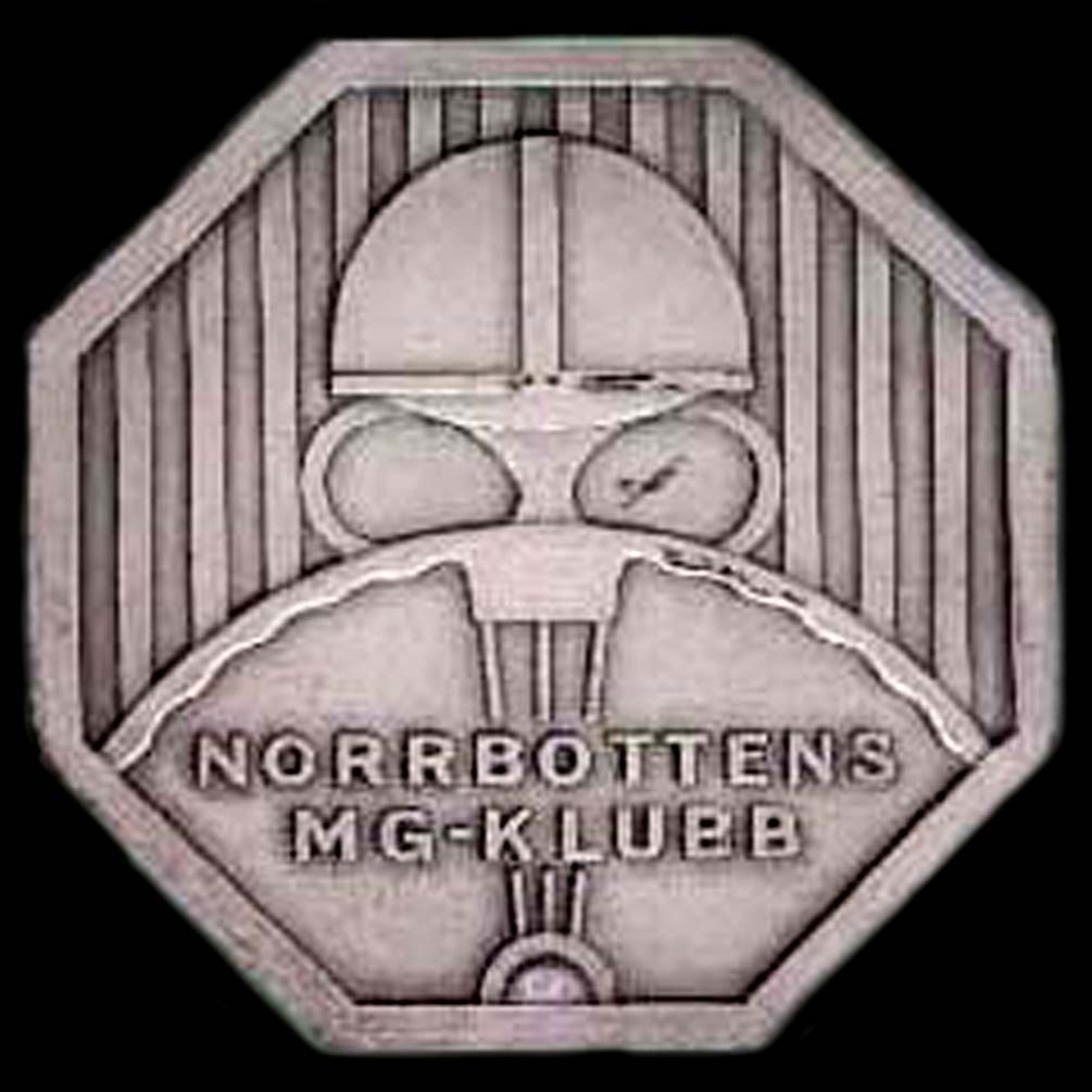 MG Norrbottens MG Klueb Car Badge