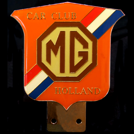 MG Car Club Holland Car Badge