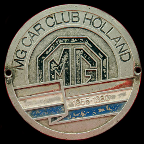 MG Car Club Holland Car Badge
