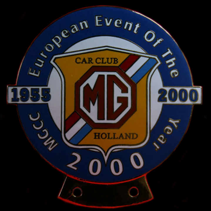 MG Car Club Holland Car Badge