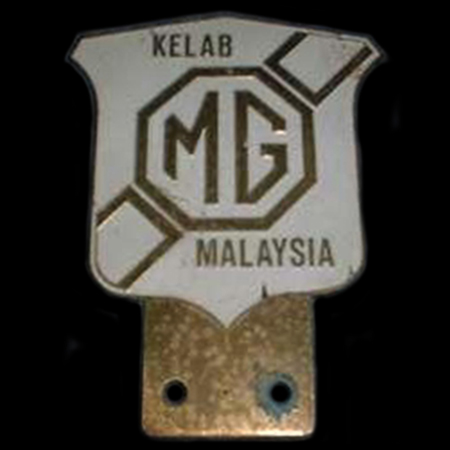 MG Car Club Malaysia Car Badge