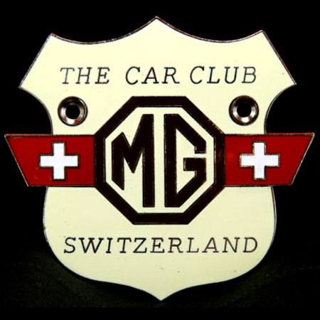 MG Car Club Switzerland Car Badge