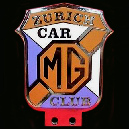 MG Car Club Zurich Car Badge