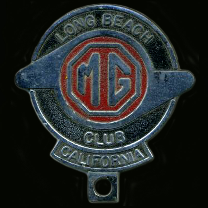 MG Club Long Beach CaliforniaCar Badge