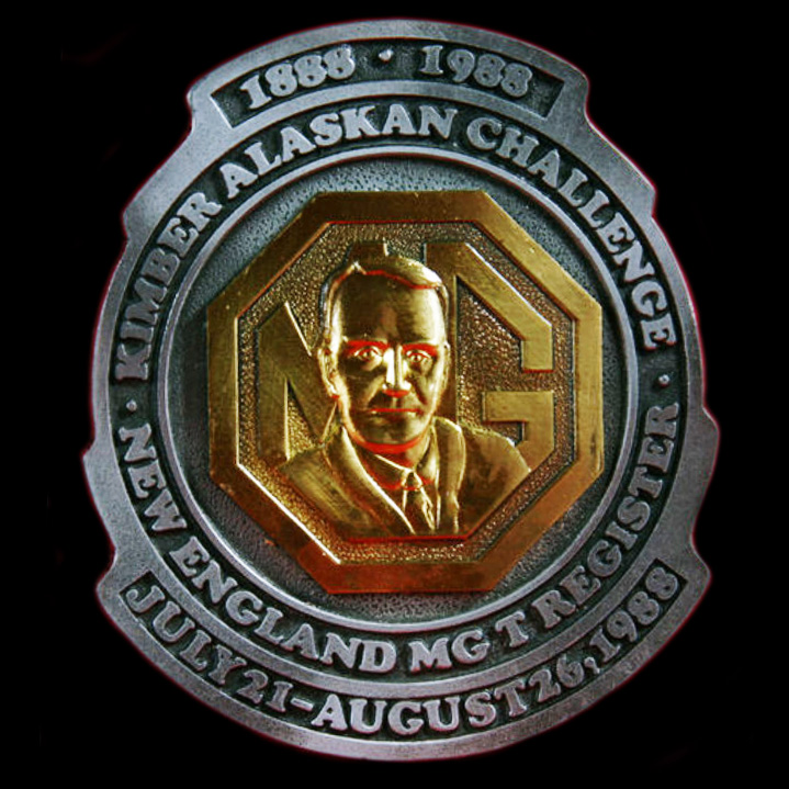 New England MG Register Car Badge