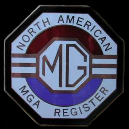 MG North American MGA Register Car Badge