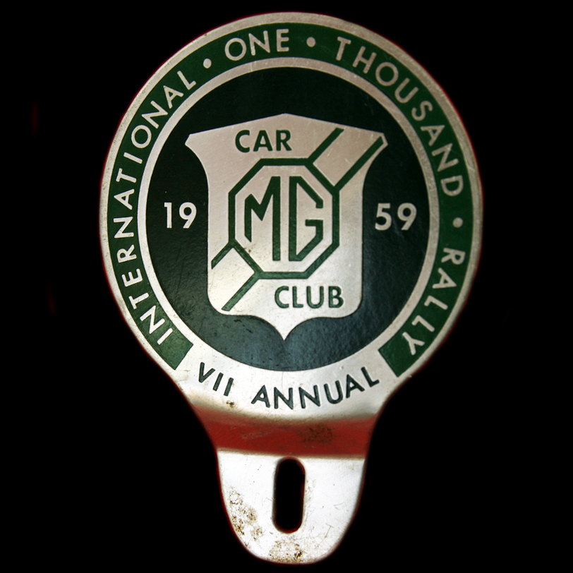International one Thousand Rally Car Badge 