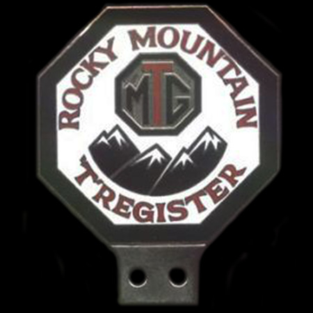 MG Rocky Mountain "T" Register Car Badge