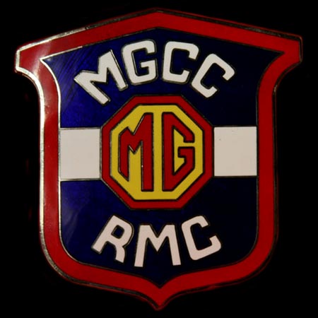 MG Car Club Rocky Mountain Centre Car Badge