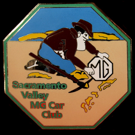 Sacremento Valley MG Car Club Car Badge