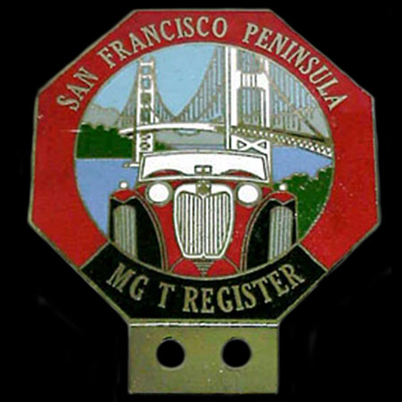 MG "T" Register Car Badge