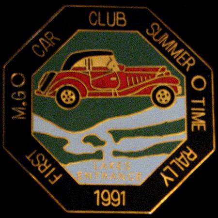 Summer Time Rally 1991 Car Badge