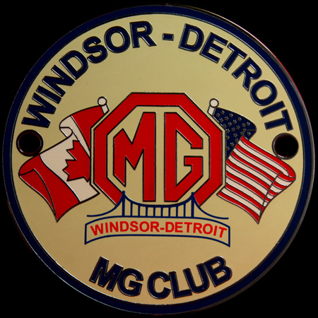MG Club Windsor - Detroit Car Badge