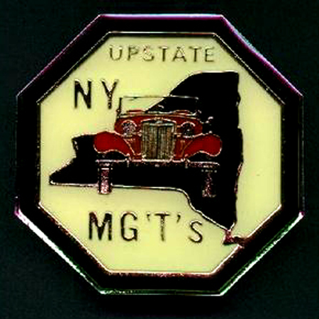 MG Upstate New York Car Badge