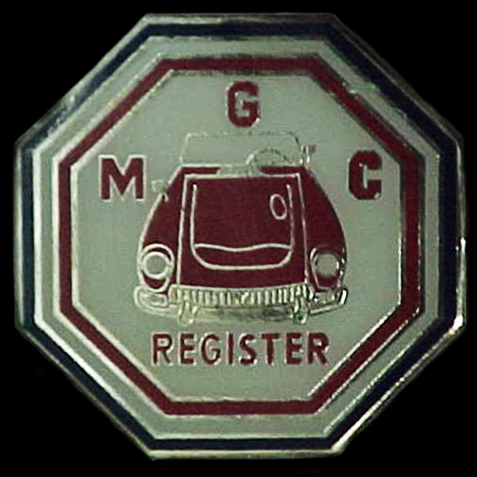 MG MGC Register Car Badge