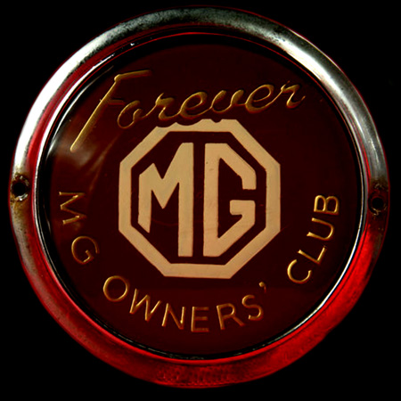MG Owners Club Forever Car Badge