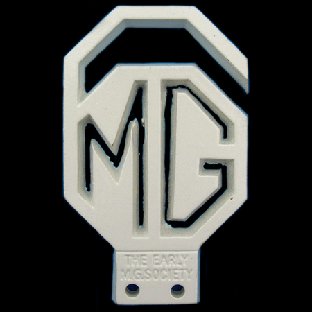 MG The Early MG Society Car Badge